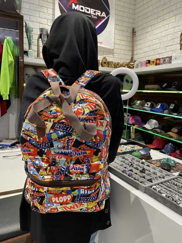 176BCE51-9F6A-472B-B7D9-96AEEFDD4885 کوله طرح دار - Image 1