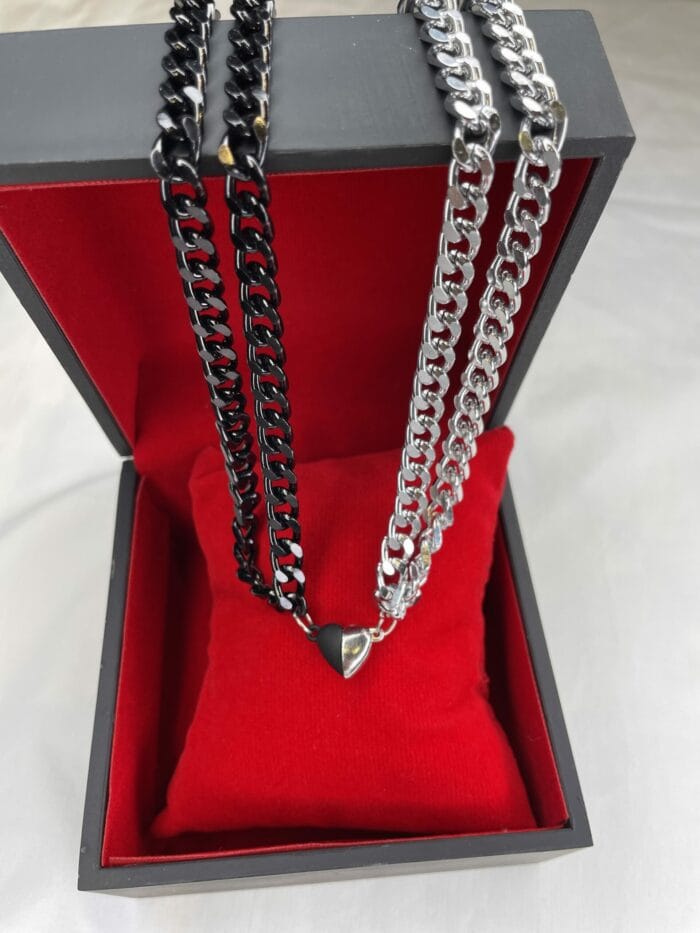 7105C8D8-E8B0-47DC-AACA-C7502E337814 گردبند مگنتی طرح قلب - Image 1