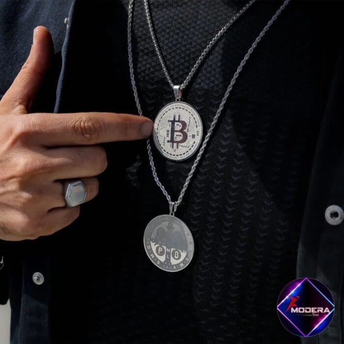 7EF83C2B-735C-4B14-BB2B-40D7D08BB1DB گردبند بیت کوین - Image 1