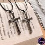 گردبند صلیب تک حلقه