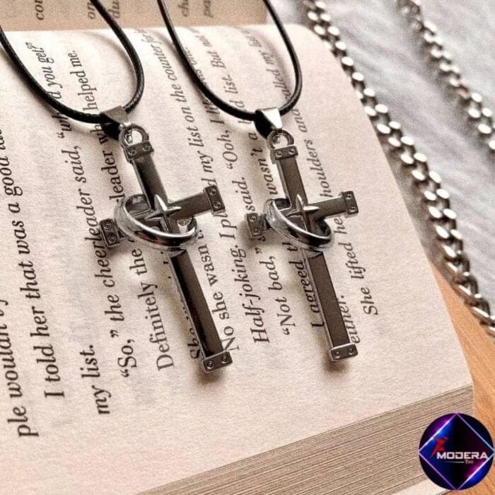 09824D3C-779B-4677-BF32-166684FD5C36 گردبند صلیب تک حلقه - Image 1