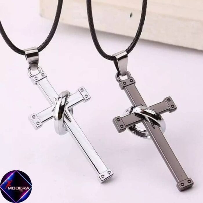 گردبند صلیب تک حلقه - Image 3