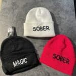 کلاه بافت طرح دار