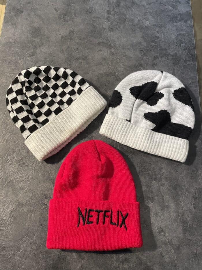 5BA51549-F50B-4B7E-902E-4910F5F2C606 کلاه بافت طرح دار - Image 1