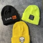 کلاه بافت طرح دار