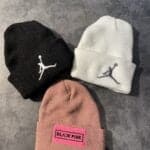 کلاه بافت طرح دار