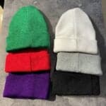 کلاه بافت ساده