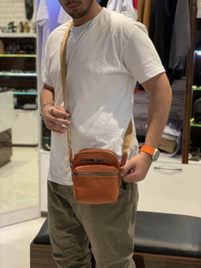 کیف دوشی چرمی - Image 2