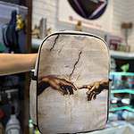 کیف کوله پشتی مخملی