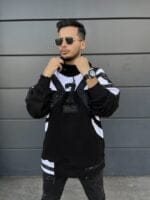 هودی سفید مشکی