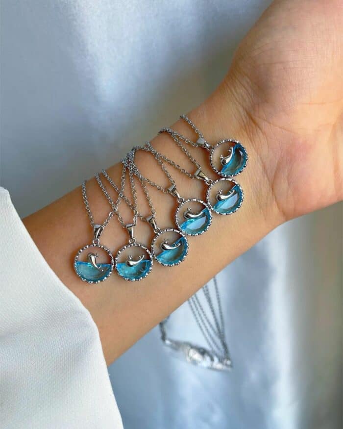 IMG_6694 گردنبند نهنگ آبی - Image 1